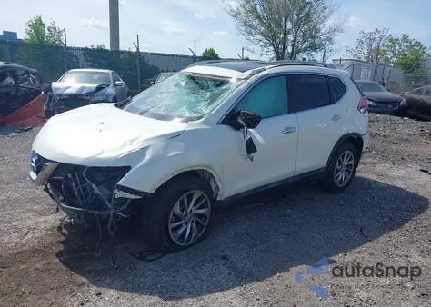 2015 Nissan Rogue Sl из США, поврежденный, VIN 5N1AT2MV6FC775967